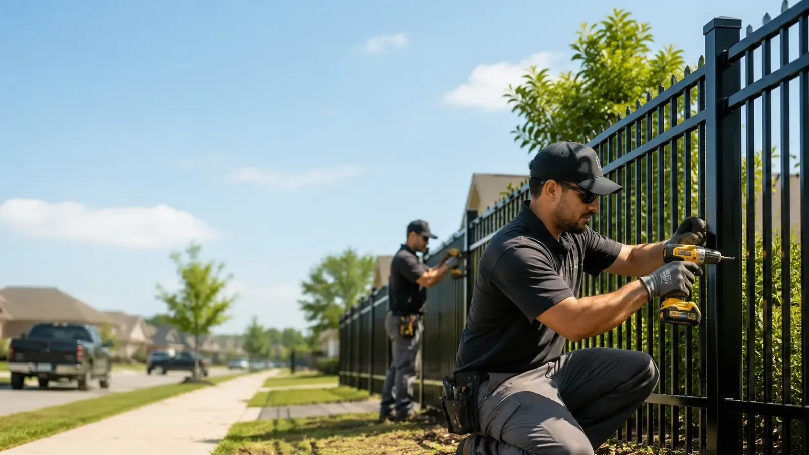 Metal Fence Installation in Mingus, TX